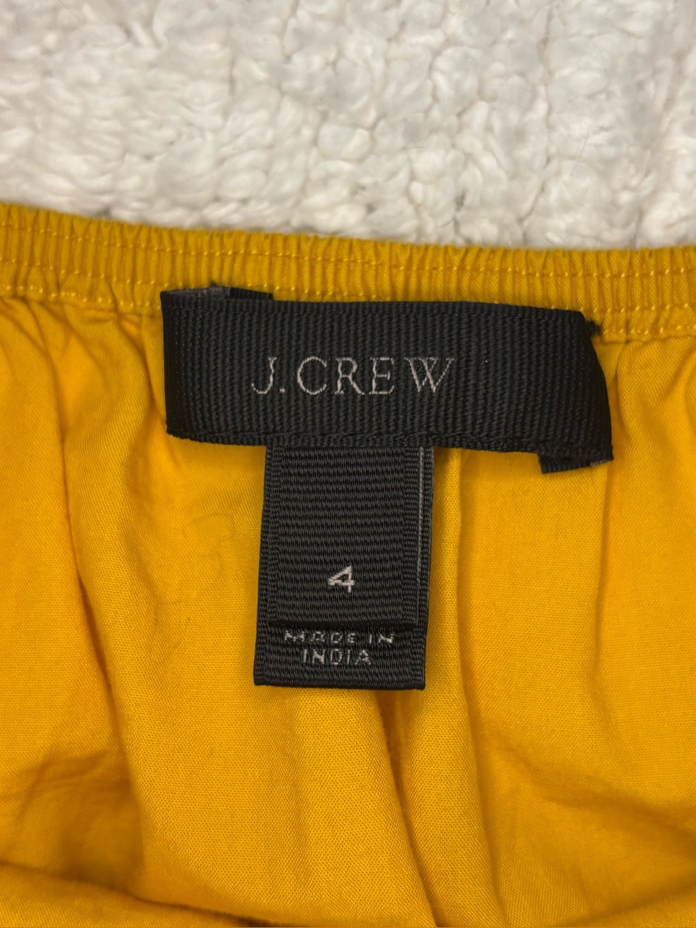J. Crew Yellow Cotton Shirt - Picture 2 of 15